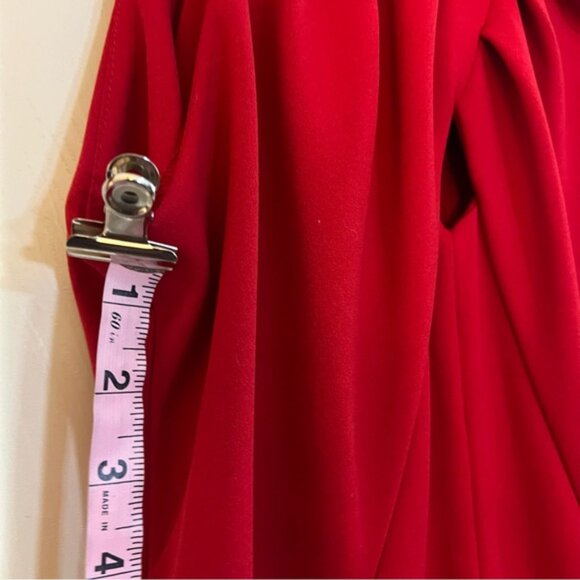 Calvin Klein Red Sleeveless Wide-Leg Jumpsuit – Size 6 - Picture 7 of 8